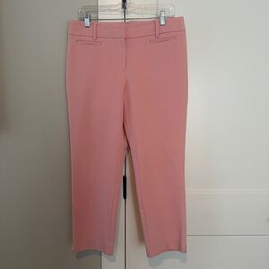 LOFT Pink Cropped Trousers, size 8, EUC